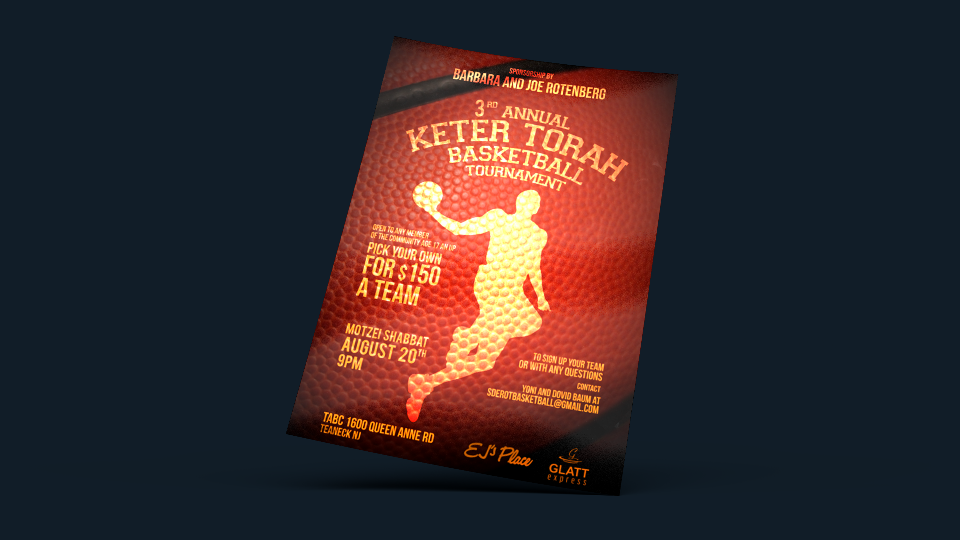 Poster Basket Ball Torneo