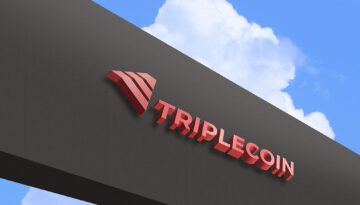 Triplecoin logo mockup