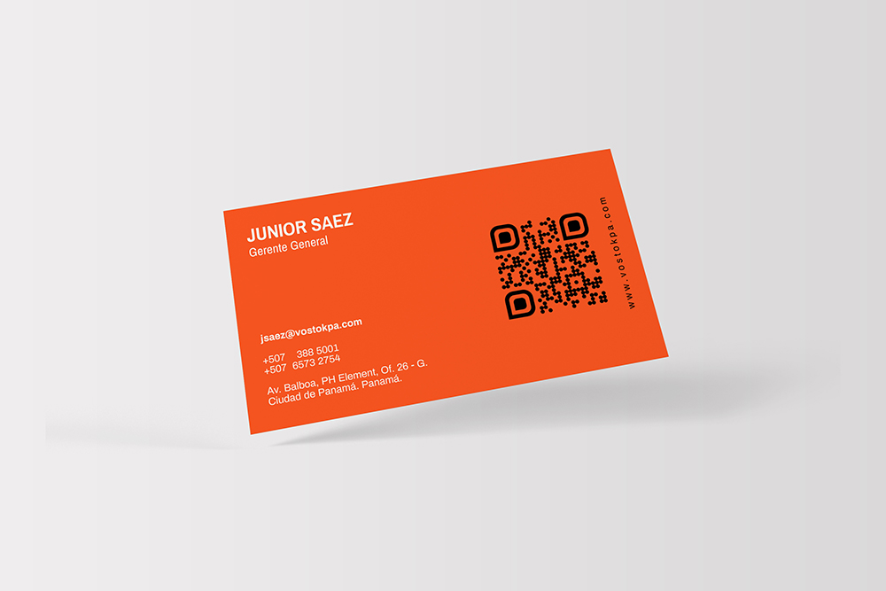 Vostok business card 2